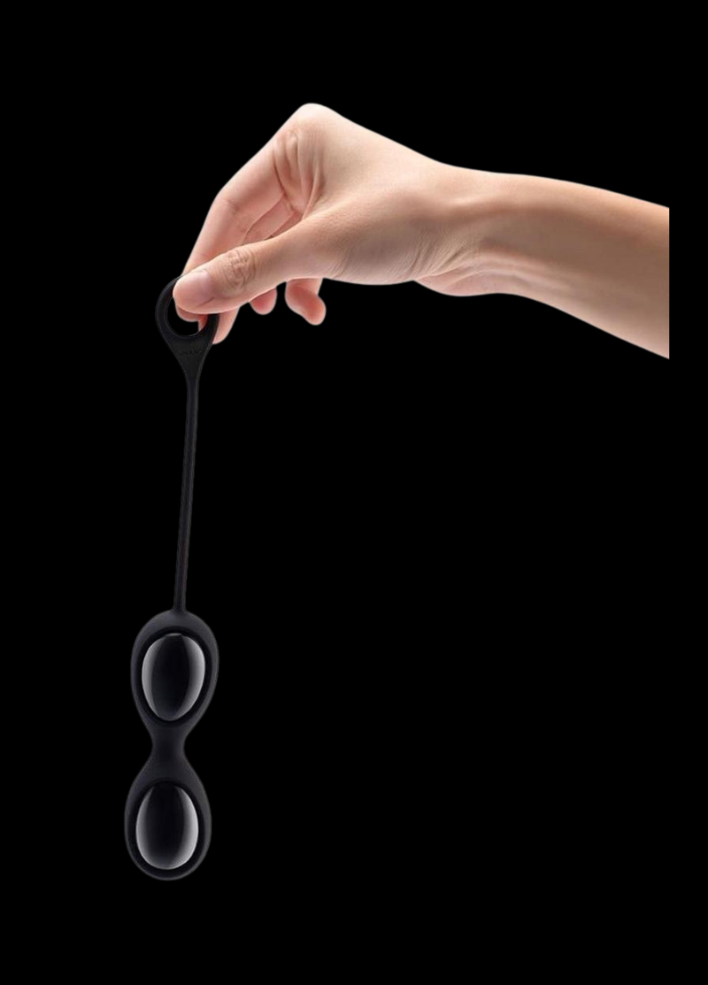 Le Wand Crystal Yoni Eggs Black Obsidian