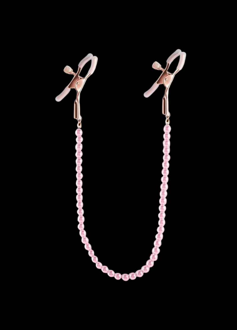 Bound Pearl-Tipped Adjustable Nipple Clamps