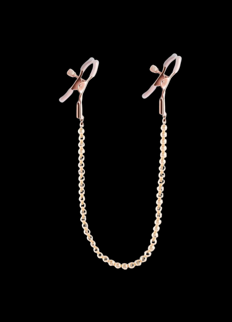 Bound Pearl-Tipped Adjustable Nipple Clamps
