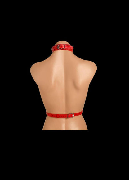 Master Series Vixen Female Chest Vegan Leather Harness