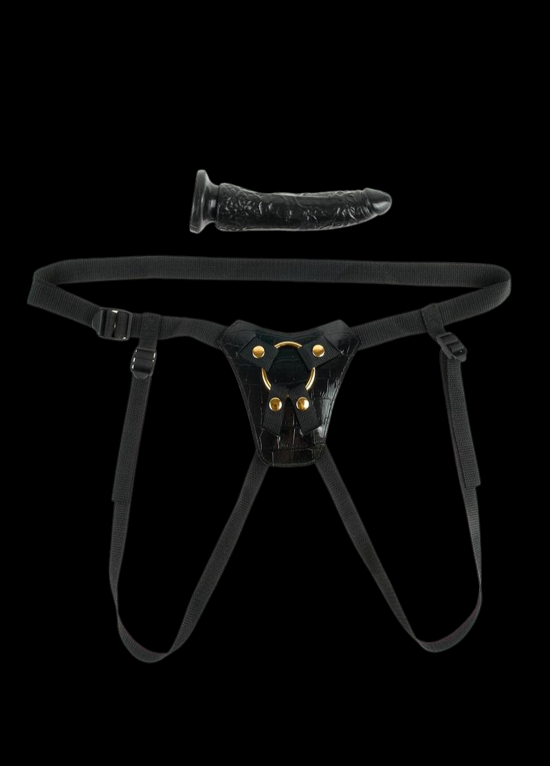 Gold Designer Strap-On