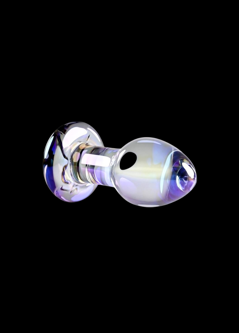 Iridescent Glass Plug