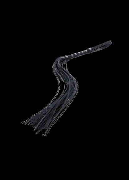Velvet Noir Chain Flogger