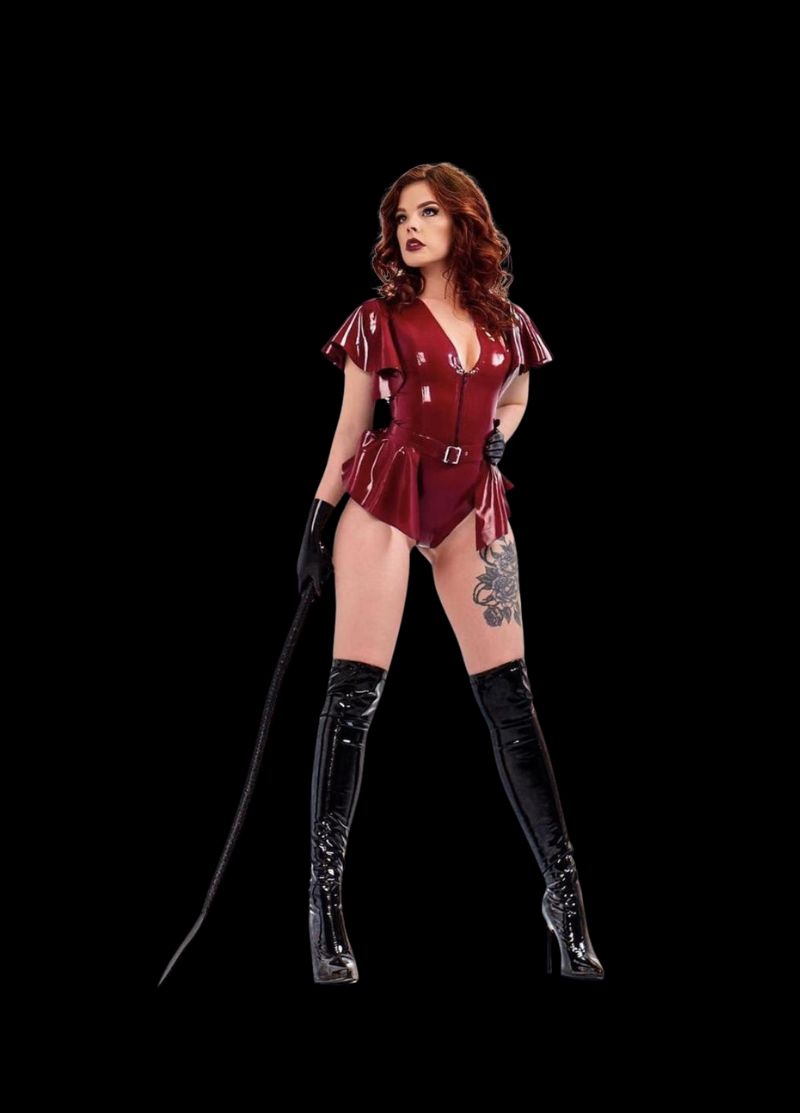 Rouge Leather Devil Tail Whip