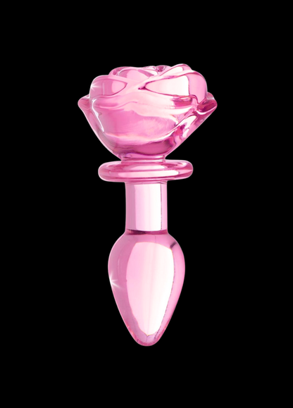 Rose de Nuit Glass Anal Plug