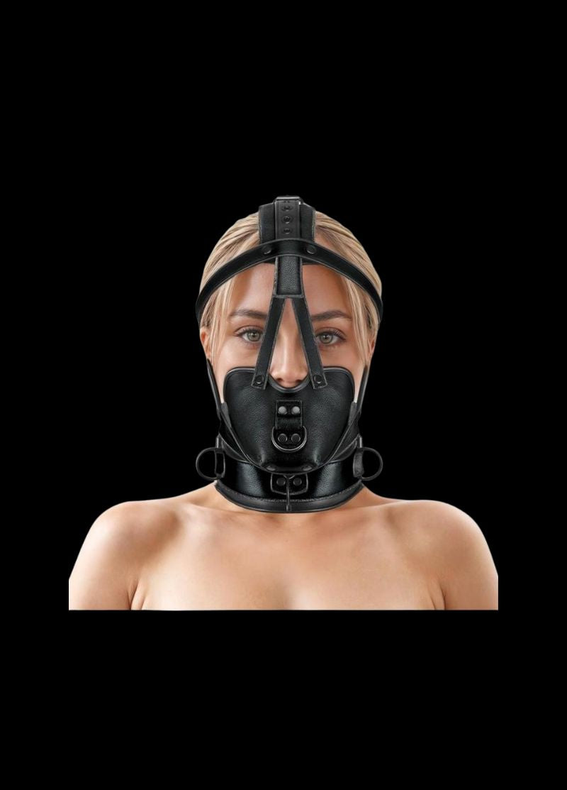 Master Series Lockable Head Harness with Muzzle
