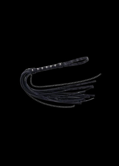 Velvet Noir Chain Flogger