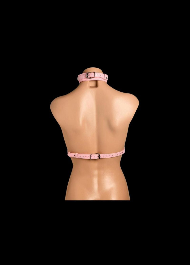 Master Series Vixen Female Chest Vegan Leather Harness