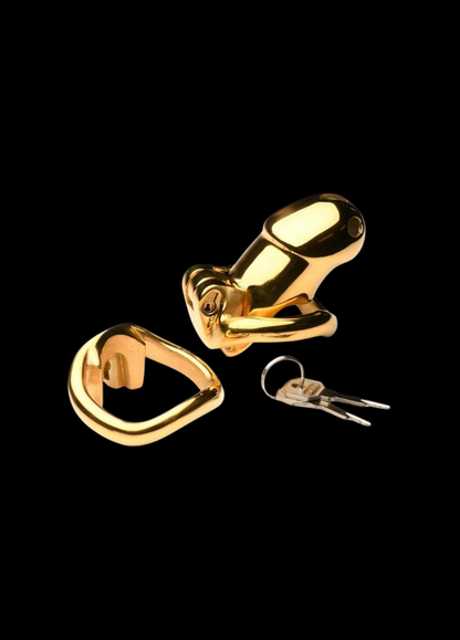 The Midas Cage Chastity in 18k Gold