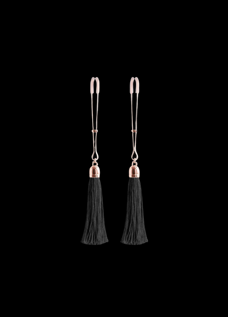 Bound Adjustable Nipple Clamps with Tassels