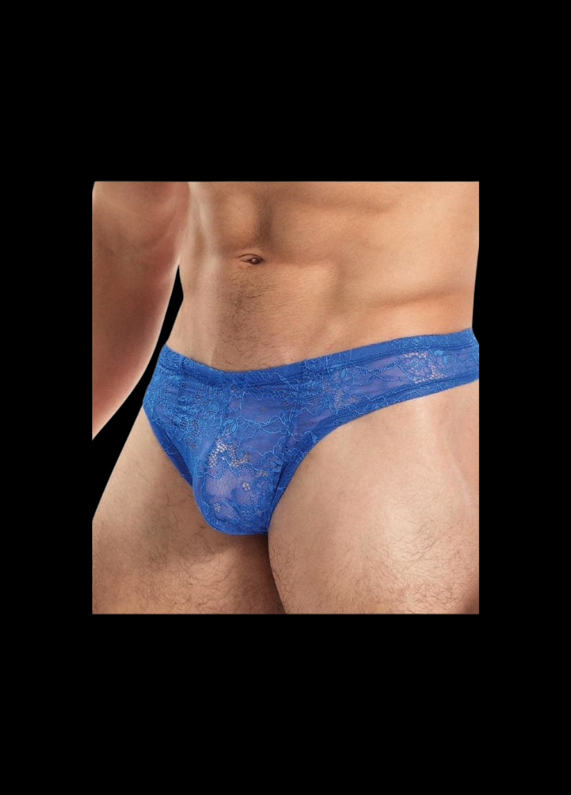 Lace Low-Rise Brazilian Bikini – Noir Seduction Edition