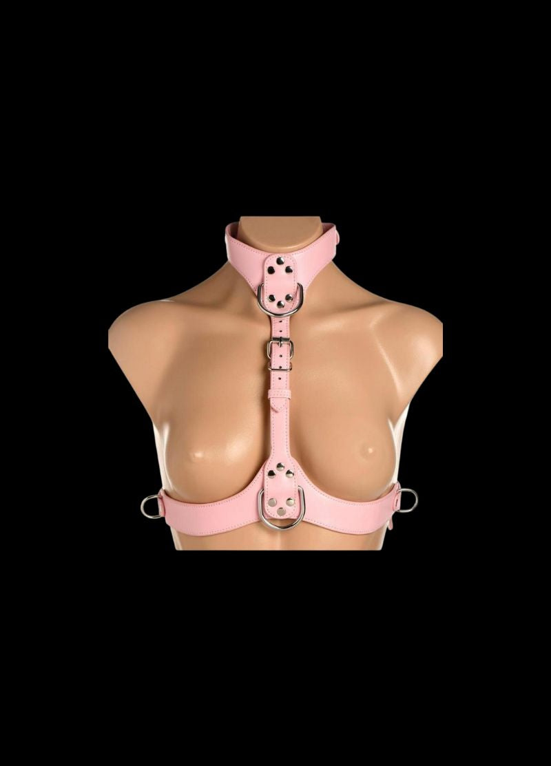 Master Series Vixen Female Chest Vegan Leather Harness