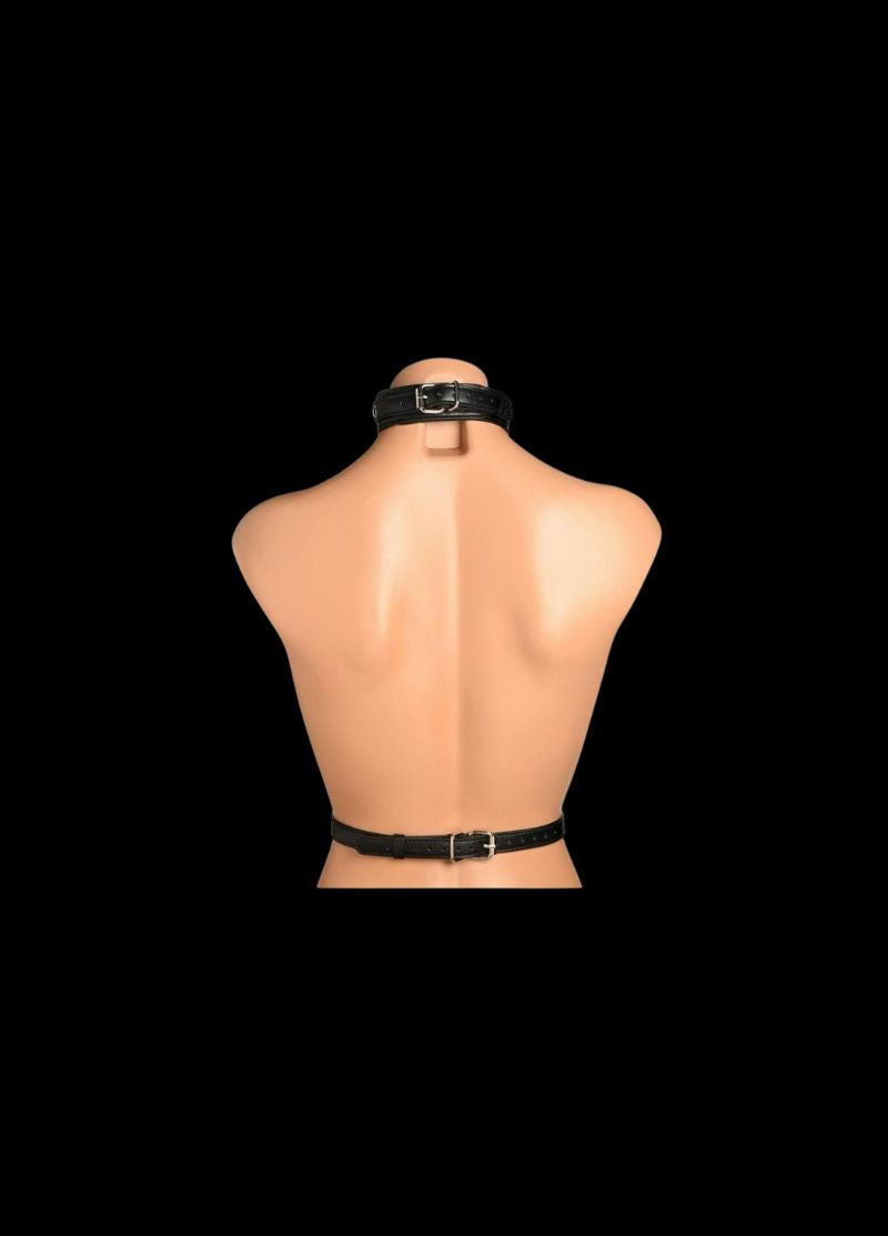 Master Series Vixen Female Chest Vegan Leather Harness