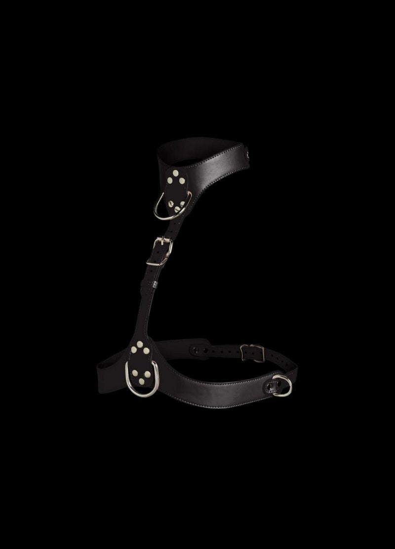 Master Series Vixen Female Chest Vegan Leather Harness