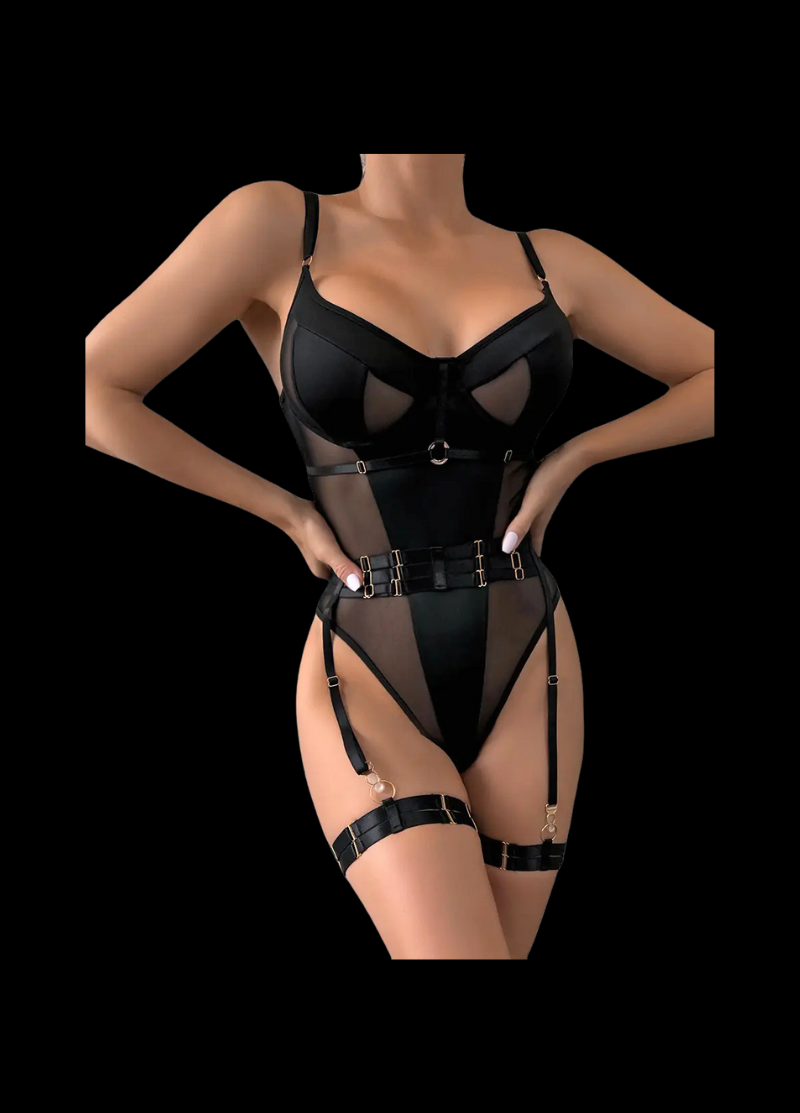 The Gilded Contour Lingerie Ensemble