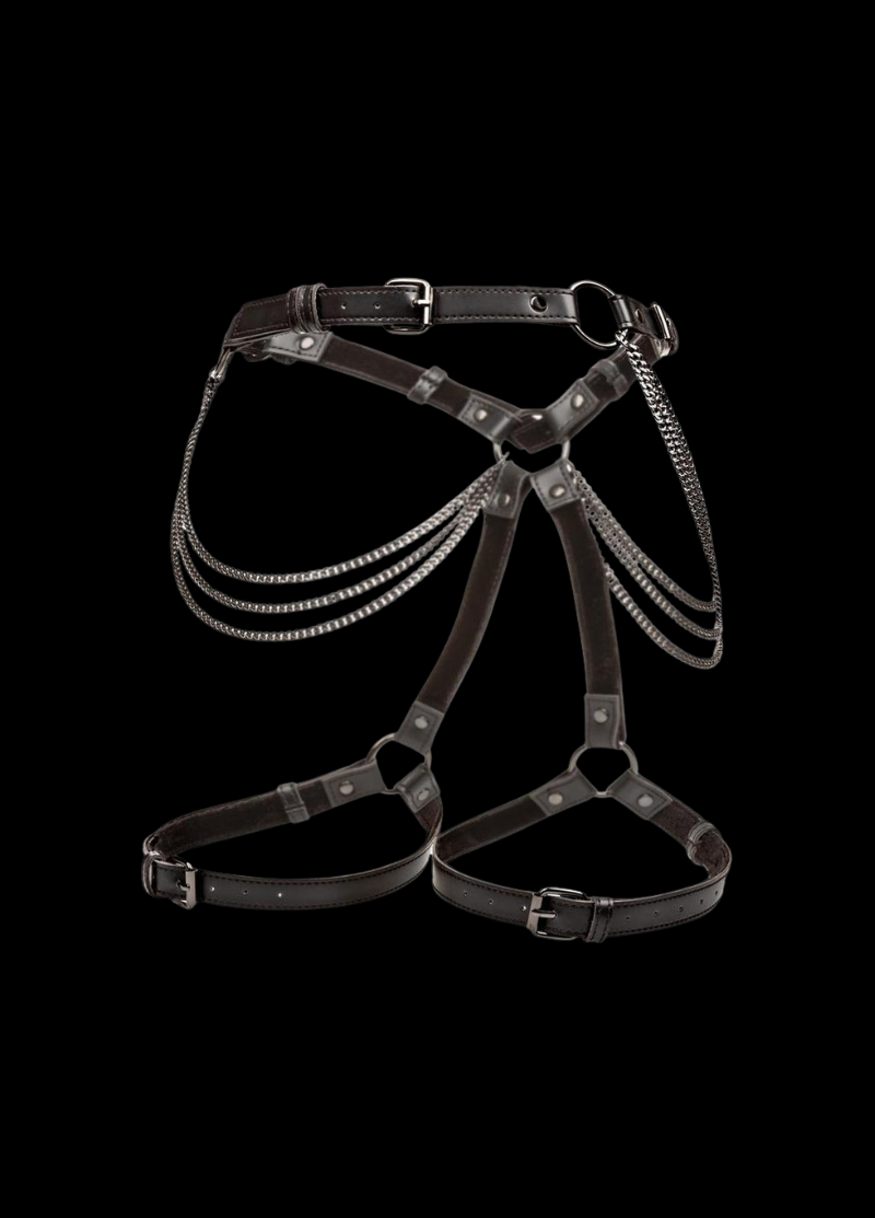 Euphoria Noir Chain Harness