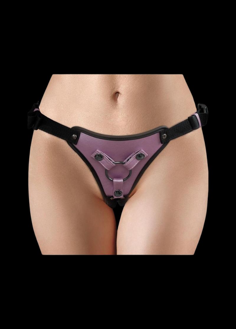 Metallic Strap-On Harness