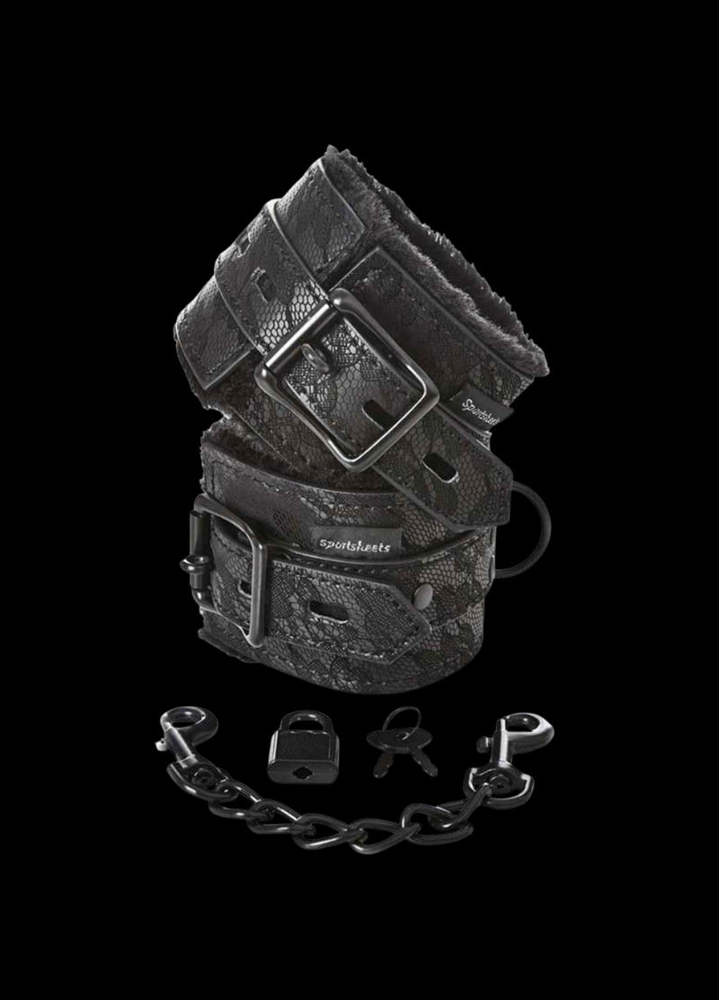 Sincerely Lace Fur Lined Handcuffs