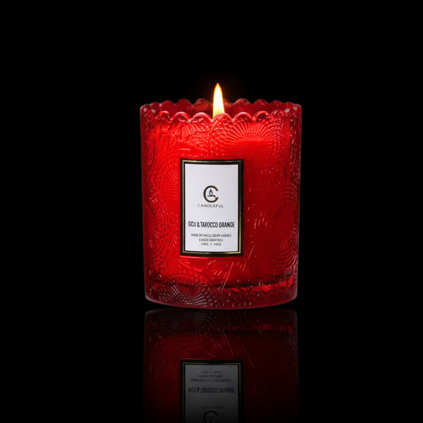 Velvet Ember Scented Soy Candle