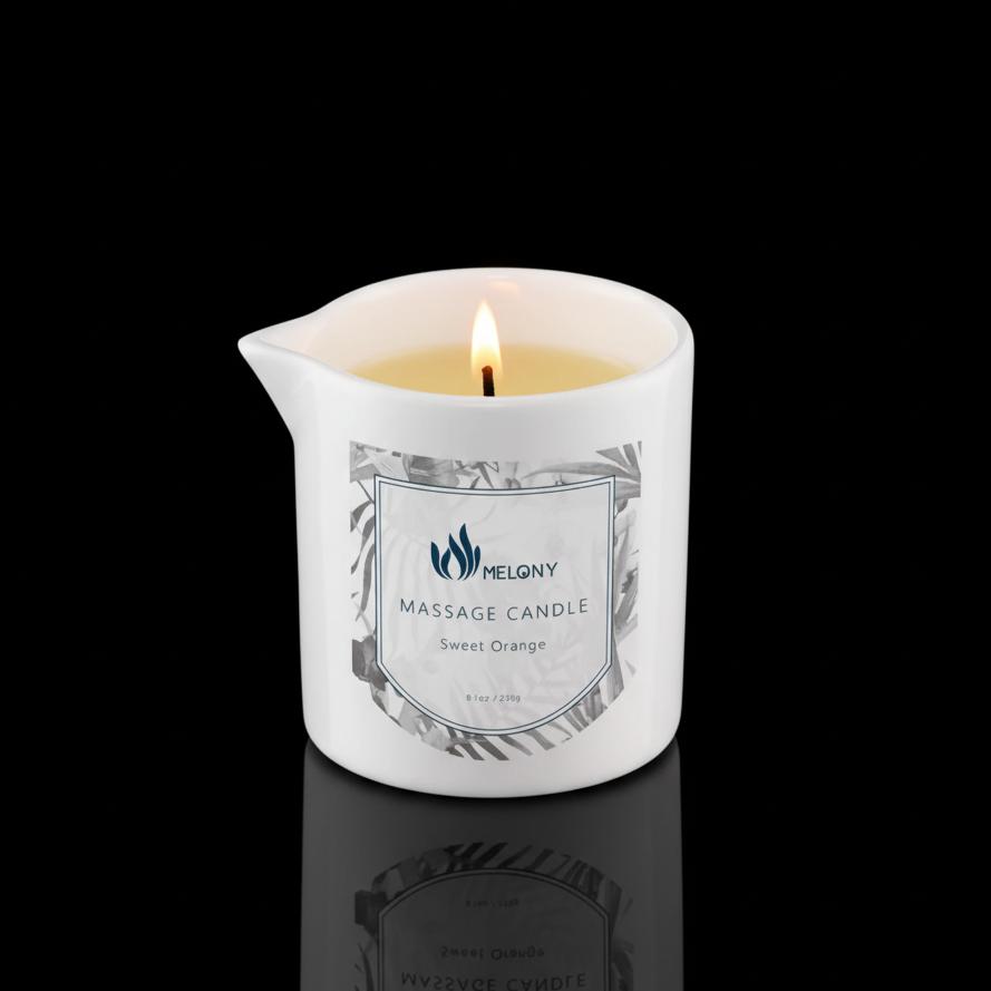 Melony Sweet Orange Soy Massage Candle