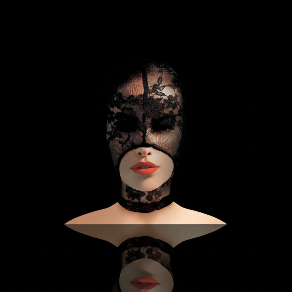 Lace Seduction Bondage Hood