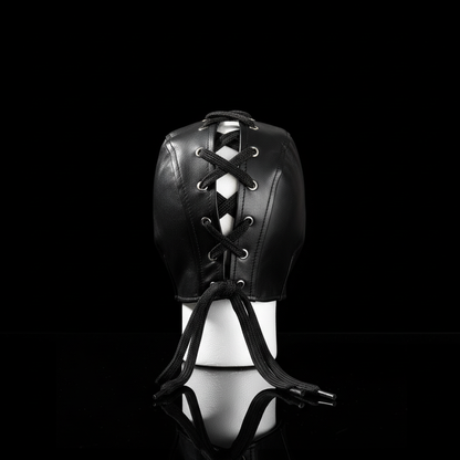 Rouge Leather Half Mask